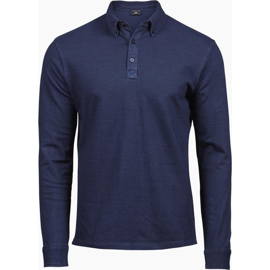 Fashion Stretch Piqué Polo langarm