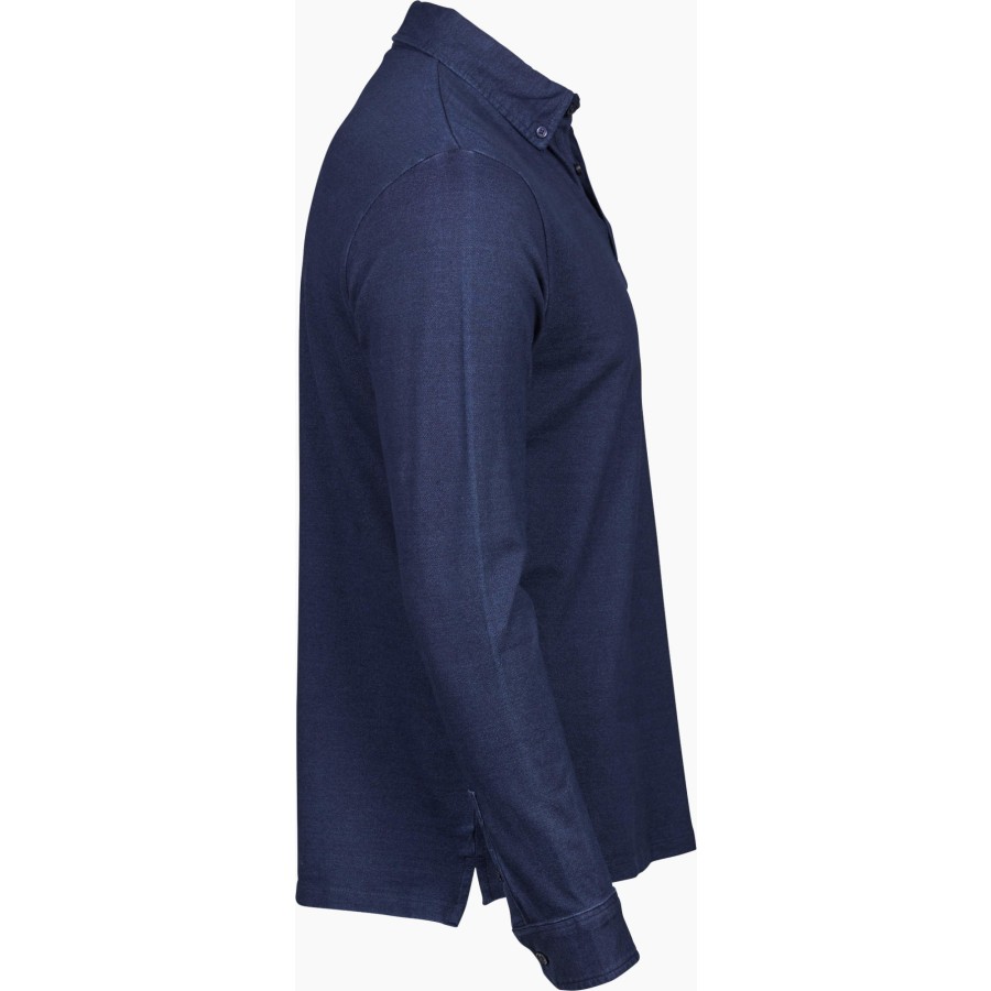 Fashion Stretch Piqué Polo langarm – Bild 4