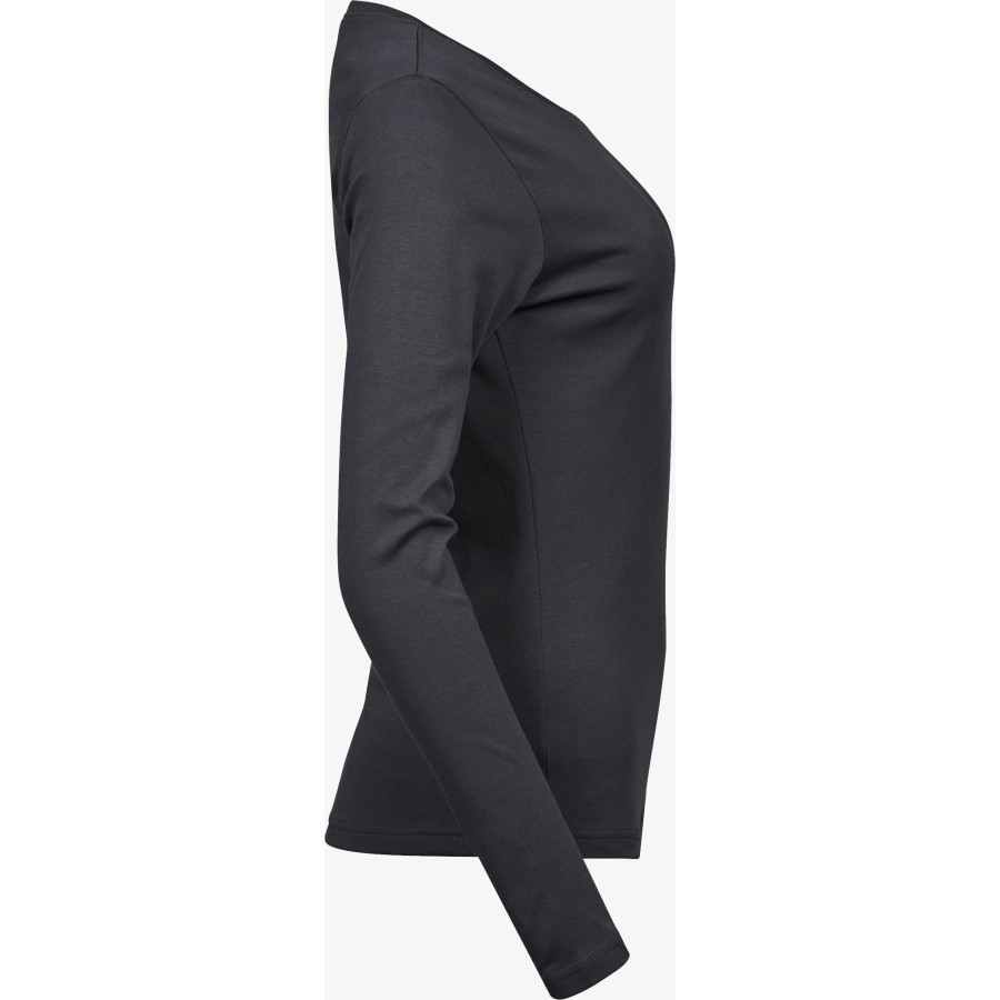 Damen Interlock T-Shirt langarm – Bild 3