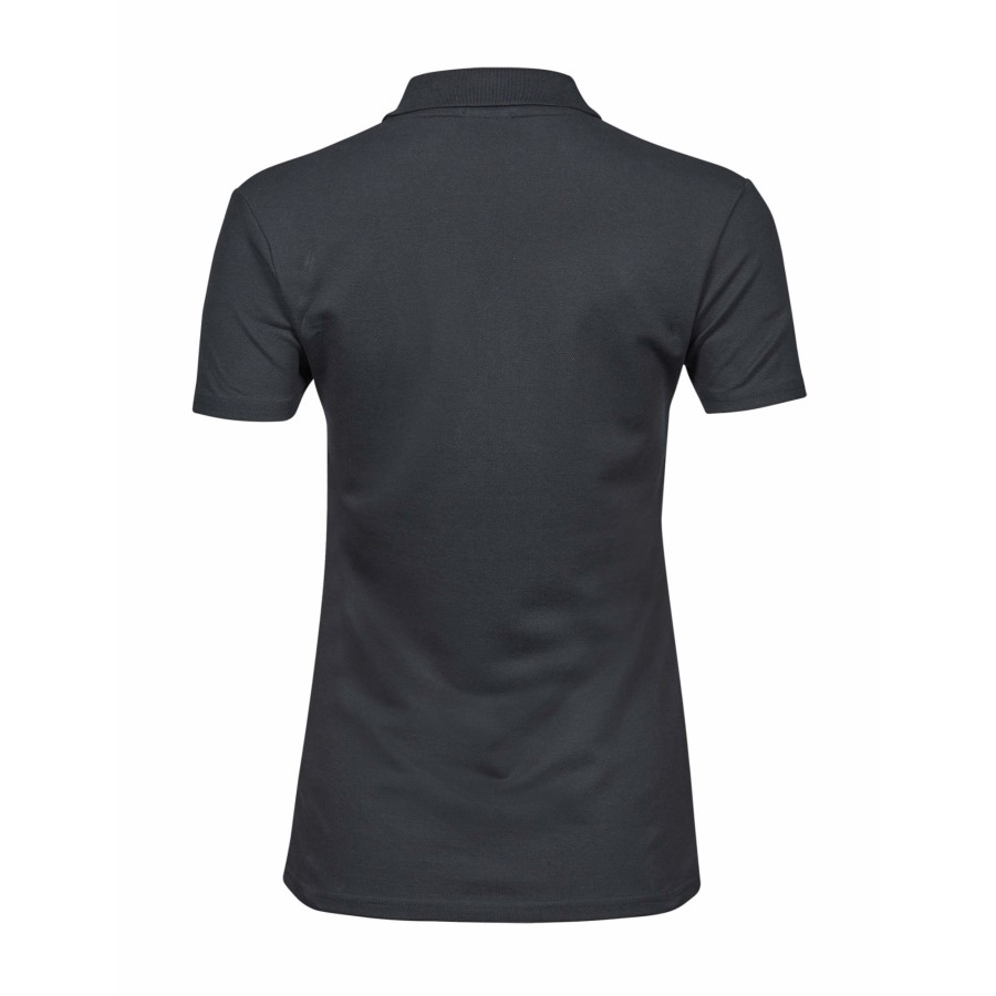 Schweres Damen Luxus Piqué Stretch Polo – Bild 5