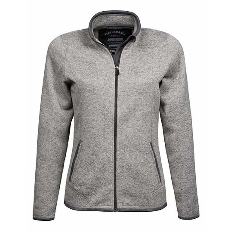 Damen Strickfleece Jacke