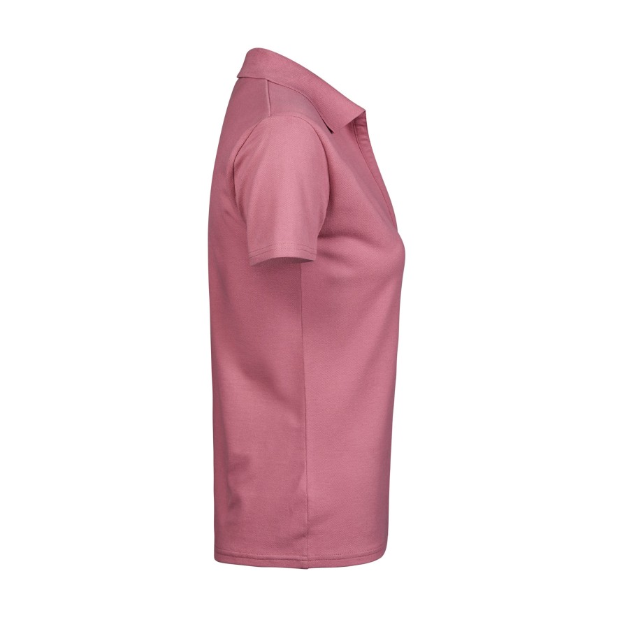 Damen V-Ausschnitt Luxury Stretch Polo – Bild 3
