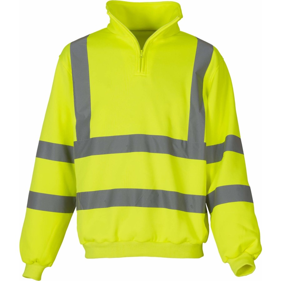 Hi Vis 1/4 Zip Sweatshirt