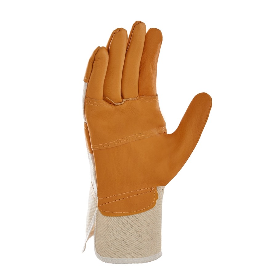 Möbelleder-Handschuhe HELLES LEDER – Bild 2