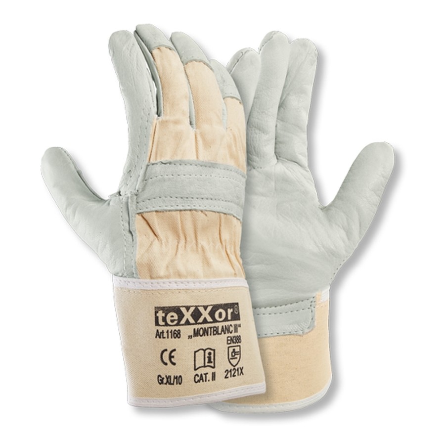 Rindvollleder-Handschuhe MONTBLANC III