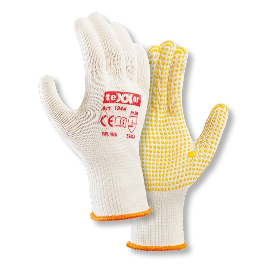 Mittelstrickhandschuhe BAUMWOLLE/NYLON