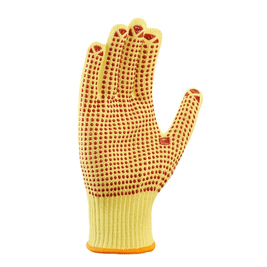 Mittelstrickhandschuhe ARAMID-Faser mit Noppen – Bild 2