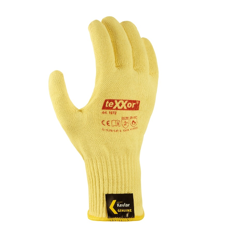 Mittelstrickhandschuhe ARAMID-Faser mit Noppen – Bild 3