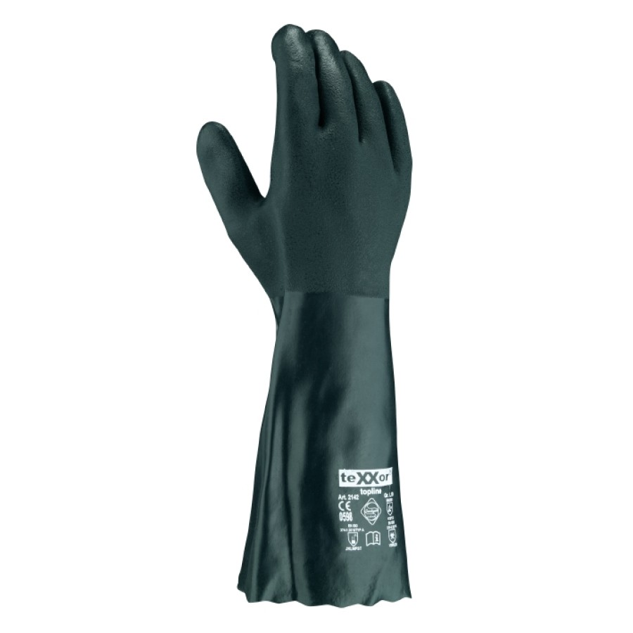 Chemikalienschutzhandschuhe PVC GRÜN
