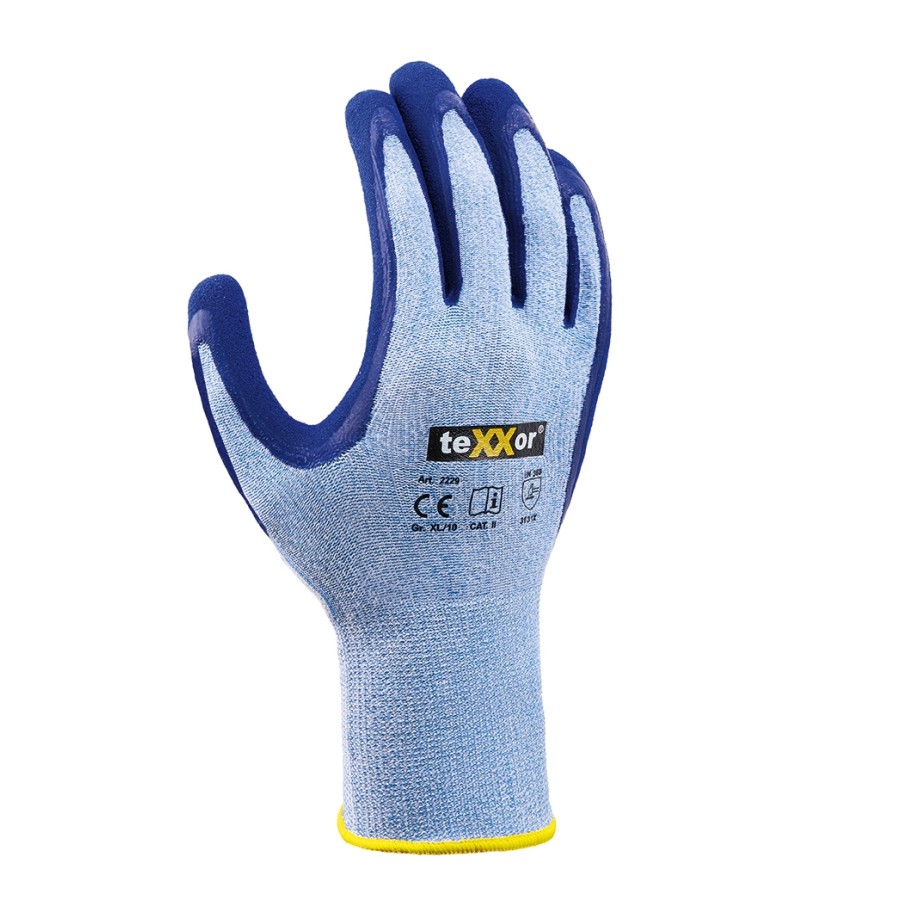 Polyester-Strickhandschuhe LATEX – Bild 3