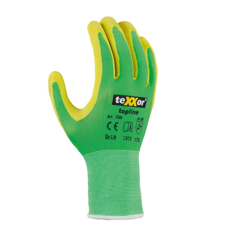 Nylon-Strickhandschuhe LATEX – Bild 3