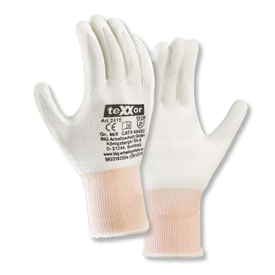Schnittschutz-Strickhandschuhe PU-BESCHICHTUNG