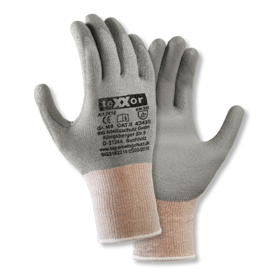 Schnittschutz-Strickhandschuhe PU-BESCHICHTUNG