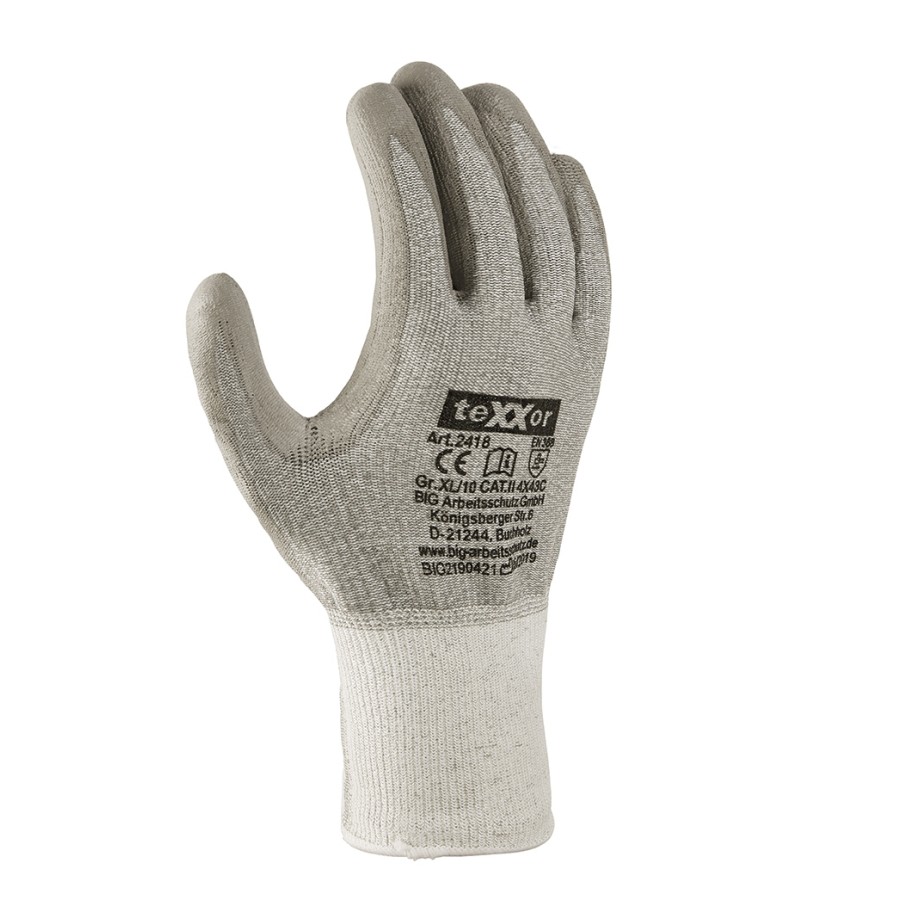 Schnittschutz-Strickhandschuhe PU-BESCHICHTUNG – Bild 3