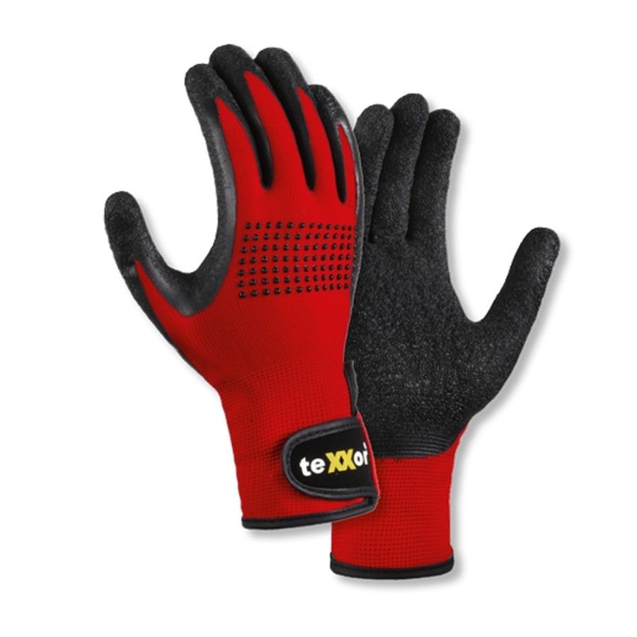 Nylon-Montagehandschuhe LATEX BESCHICHTET