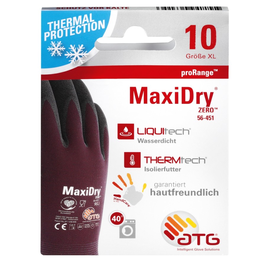 56-451HCT Kälteschutzhandschuhe MaxiDry ZERO, SB-Verp. – Bild 2