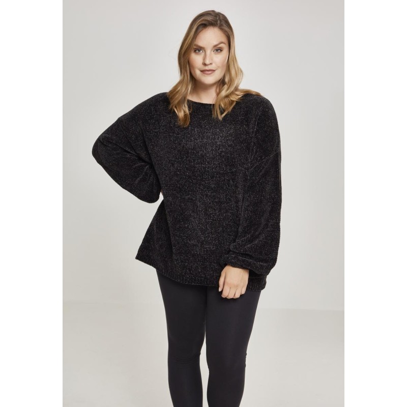 Damen Oversize Chenille Sweater